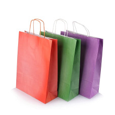 Bolsa kraft colores 14x20 cm