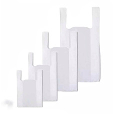 Bolsa camiseta 20x30 cm Blanca