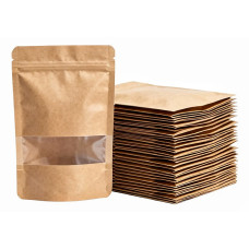 Bolsa doy pack marron 12x20 cm